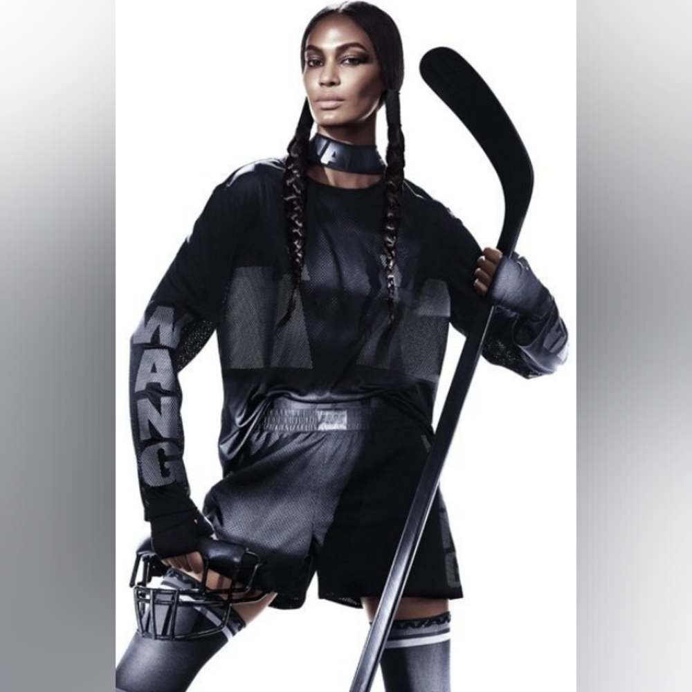 Alexander Wang Black Mesh Athletic Jersey